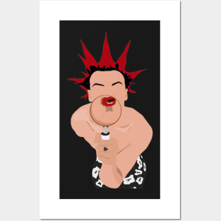 Strawberry Lipstick Posters and Art